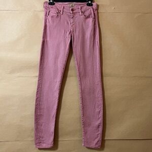 Mother | The Looker Pop! Jeans Old Rose Pink Skinny Jeans Denim Size 26